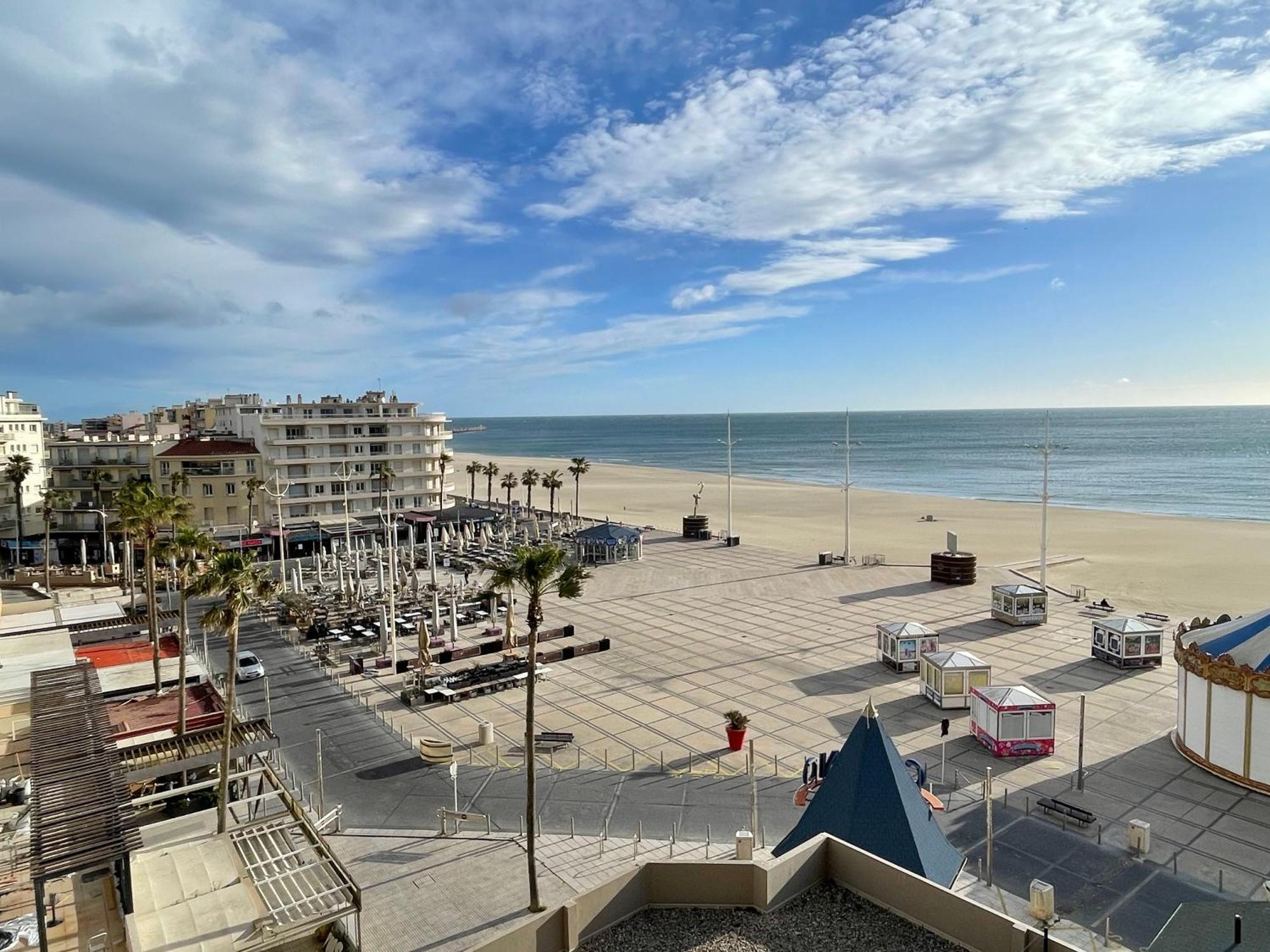 T2 Vue Mer Canet Plage - Le Petit Paradis Εξωτερικό φωτογραφία